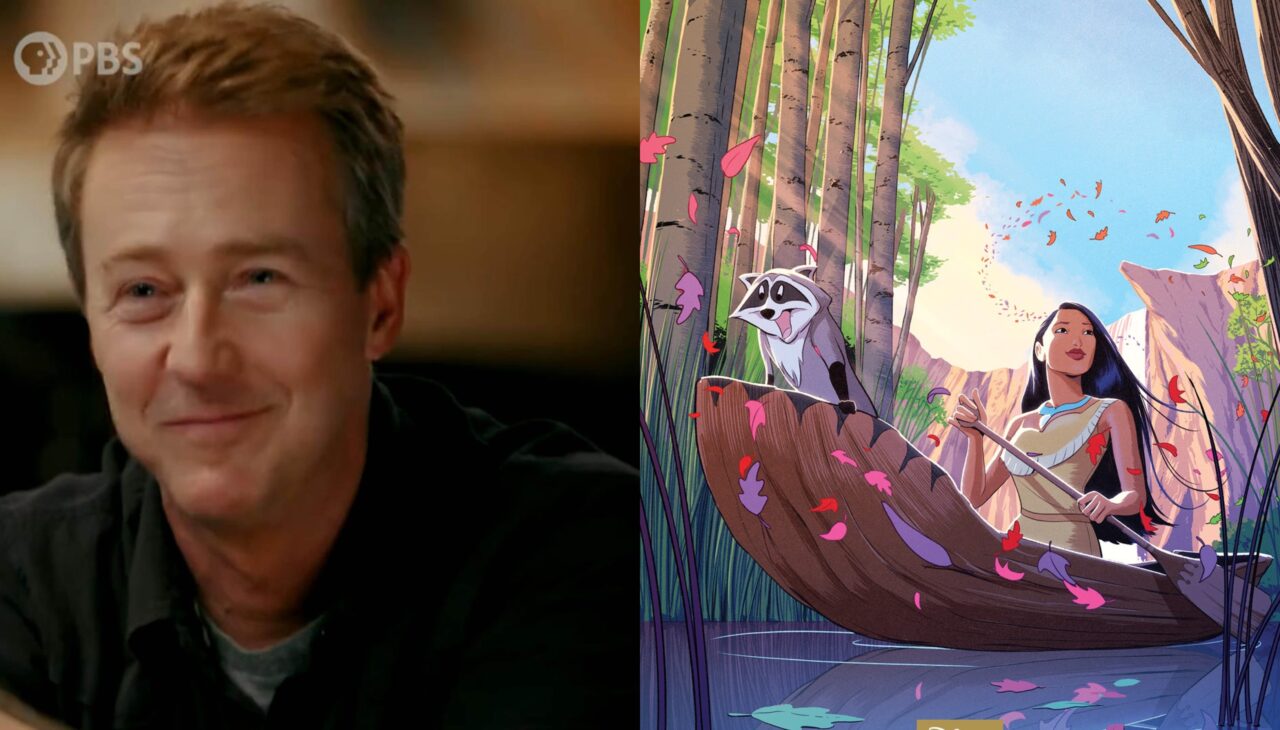 Actorul Edward Norton este rudă cu Pocahontas, prinţesa devenită personaj Disney