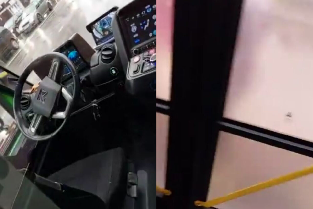 VIDEO | Călători „uitați” în autobuz, cu ușile închise, la Suceava: „Am bătut în geam, să ne audă cineva”
