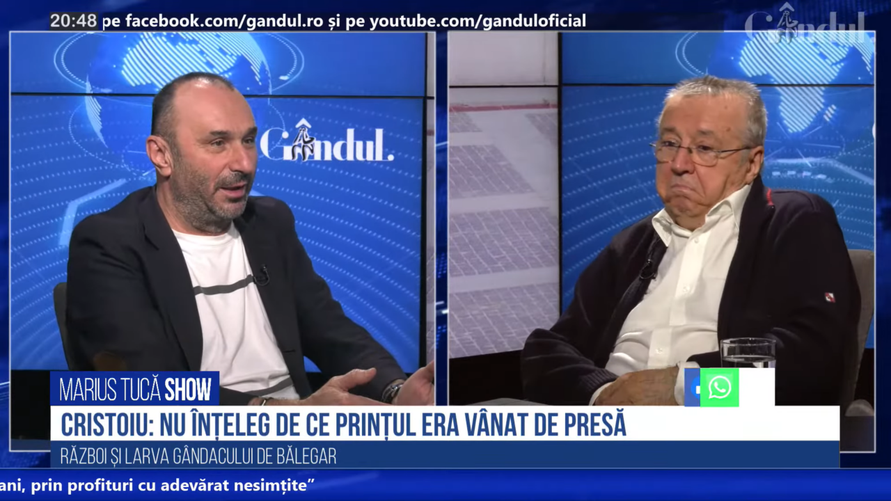 VIDEO | Ion Cristoiu: „Nu înțeleg de ce prințul Harry era vânat de presă”
