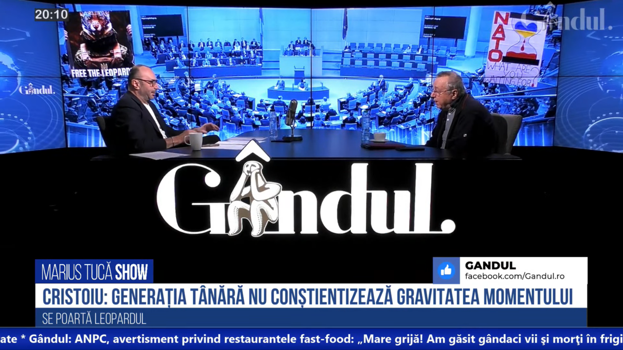 VIDEO | Ion Cristoiu: „Ceea ce faci în război are o reacție pe care nu o poți controla. Generația tânără nu conștientizează gravitatea momentului”