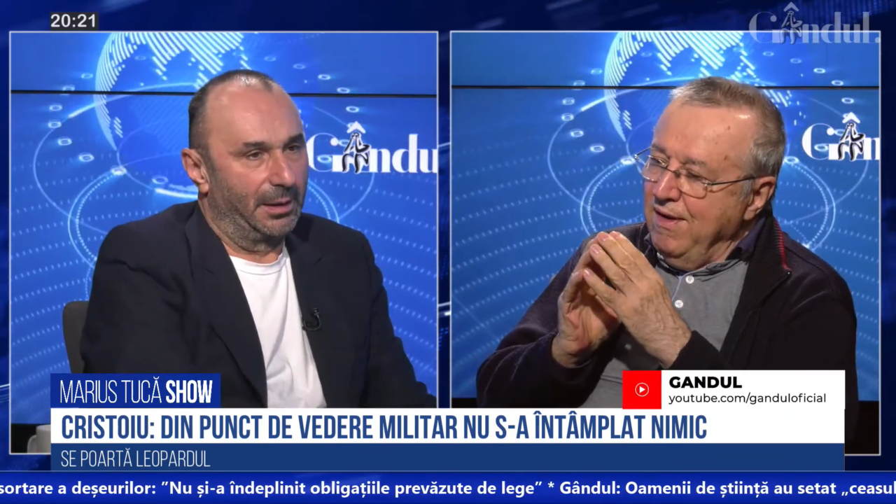 VIDEO | Ion Cristoiu: Contraofensiva Ucraineană nu a avut loc / Orice minimalizare a adversarului este criminală