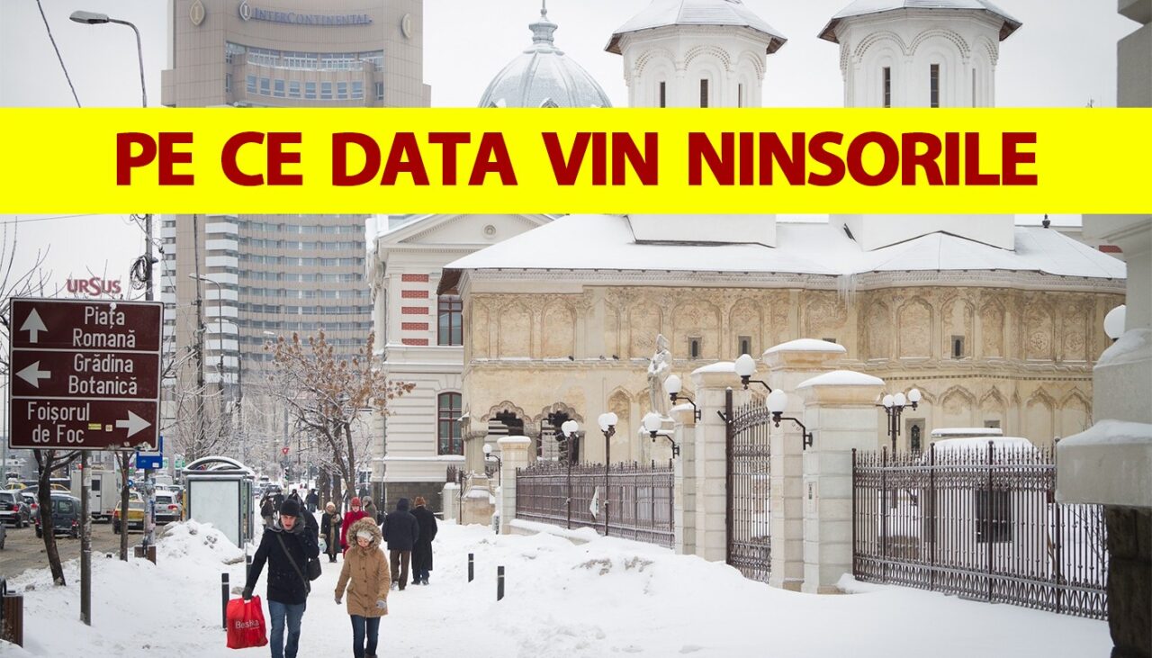 Meteorologii Accuweather au modificat prognoza în România | Pe ce dată exactă vin ninsorile în București