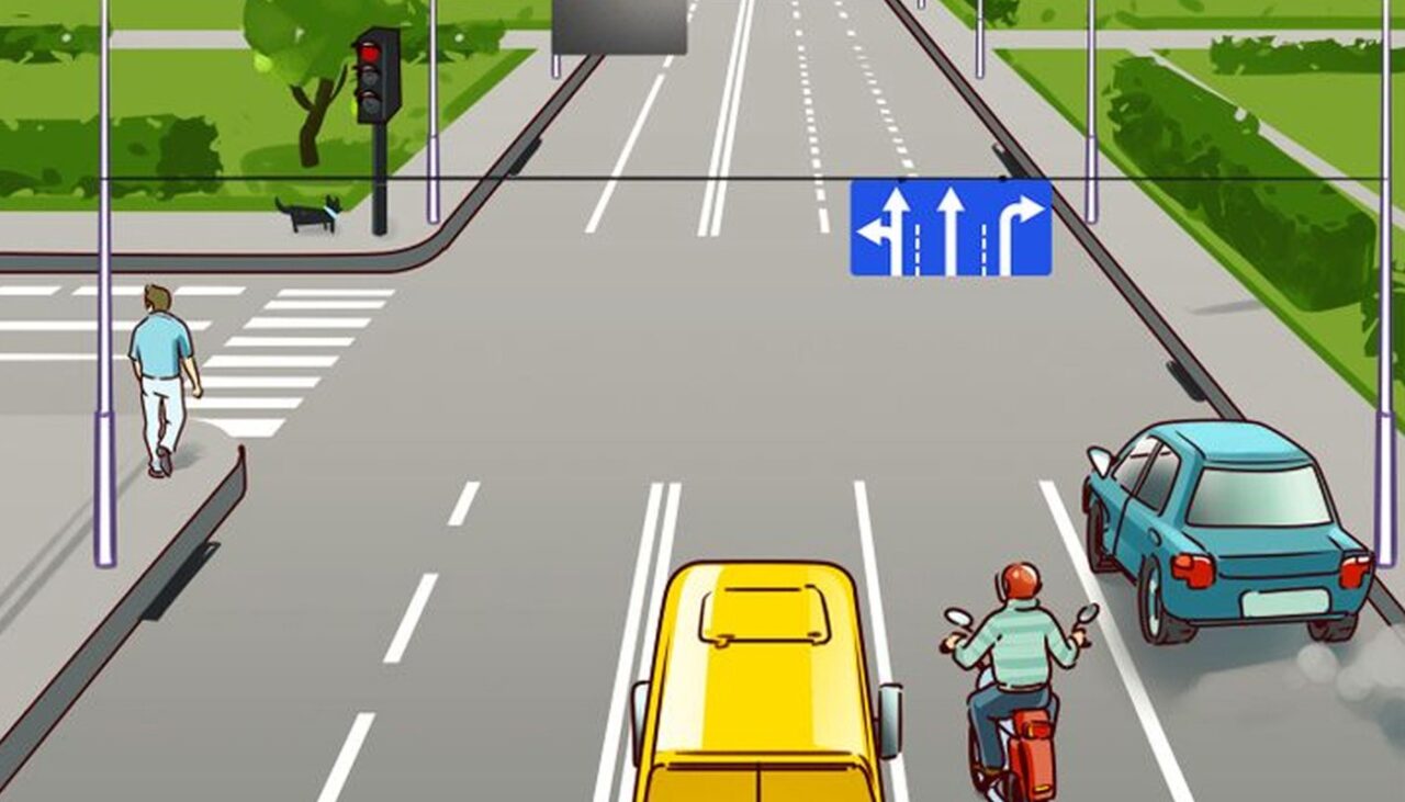 Testul IQ care le dă bătăi de cap și șoferilor experimentați | Ce e greșit în această imagine din trafic?