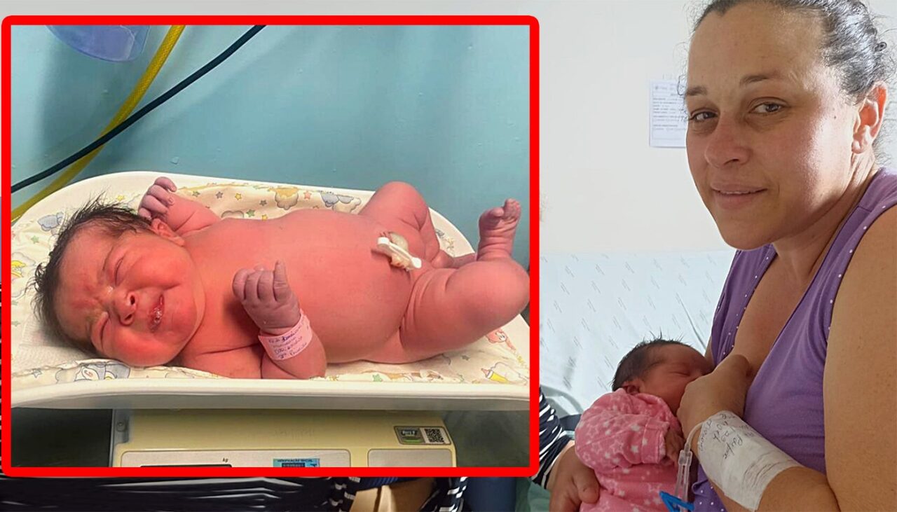 Luciana a născut un bebeluș macrosom, prin cezariană. Medicilor nu le-a venit să creadă: Femeia era la menopauză!
