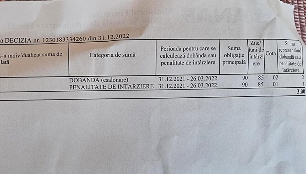 Ce a pățit Valentin din Cluj-Napoca, pentru o datorie de 3 lei la ANAF: „I-a costat mai mult recomandata”