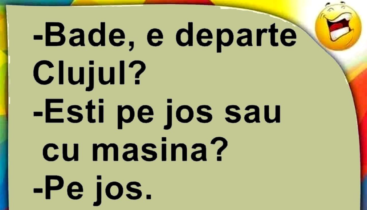 Bancul de joi | „Bade, e departe Clujul?”
