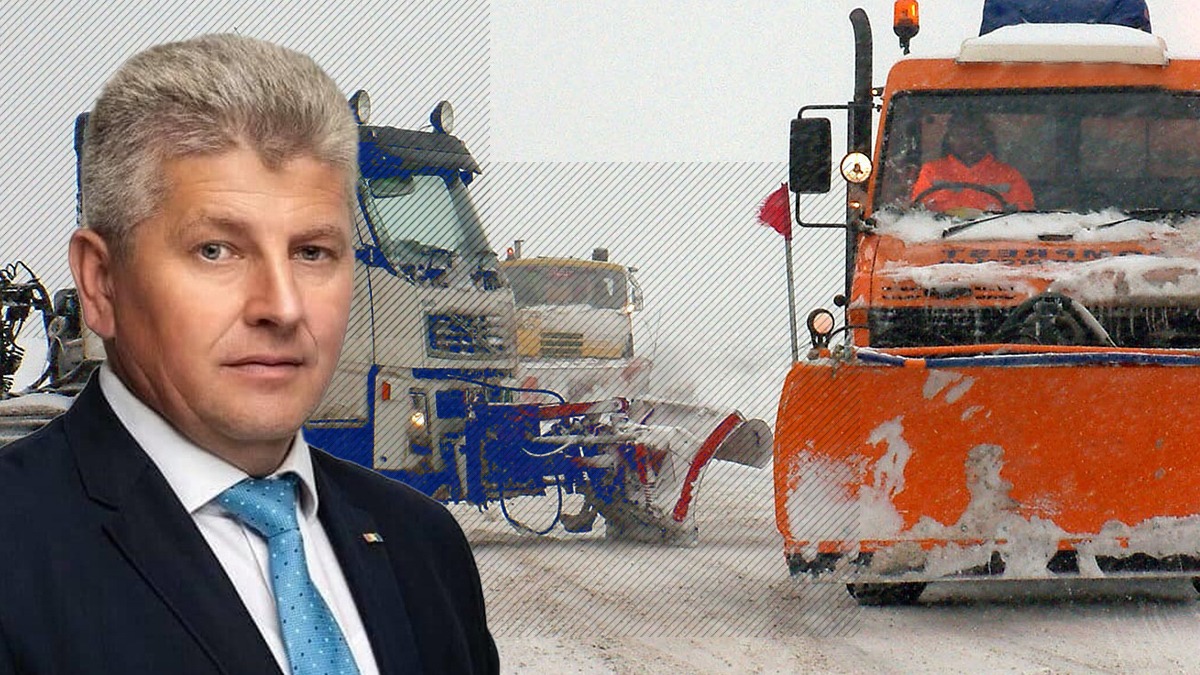 EXCLUSIV | Primarul din Călinești Oaș deszăpezește personal drumurile comunei, cu utilajele administrației locale. Dinu Birtoc: „O fac din plăcere și de mulți ani. Voi acționa 24 de ore din 24, dacă va fi nevoie”