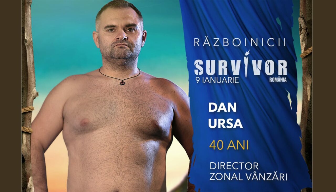 Dan Darius Ursa s-a prezentat drept „director zonal vânzări” la Survivor. Ce anume vinde, de fapt, „războinicul” de la Pro TV