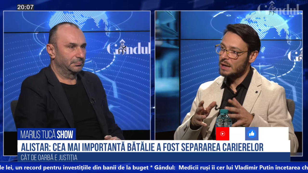 VIDEO | Prof. Victor Alistar, fost membru CSM: „Cea mai importantă bătălie a fost cea privind separarea carierelor”