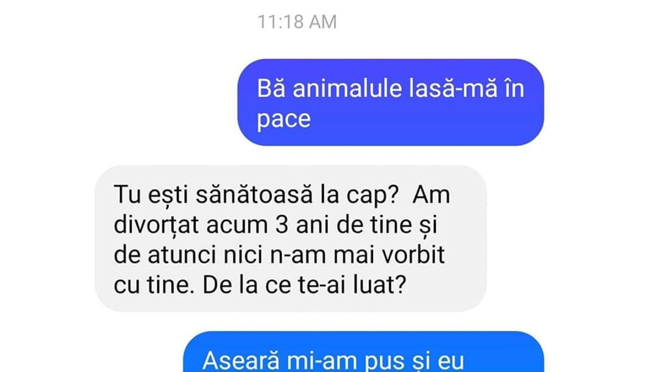 Bancul de joi | „Băi, animalule, lasă-mă în pace!”