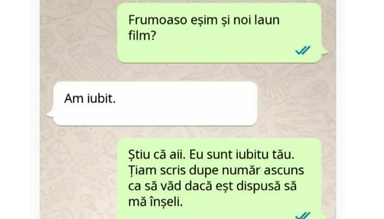 Bancul de luni | „Frumoaso eșim și noi laun film?”