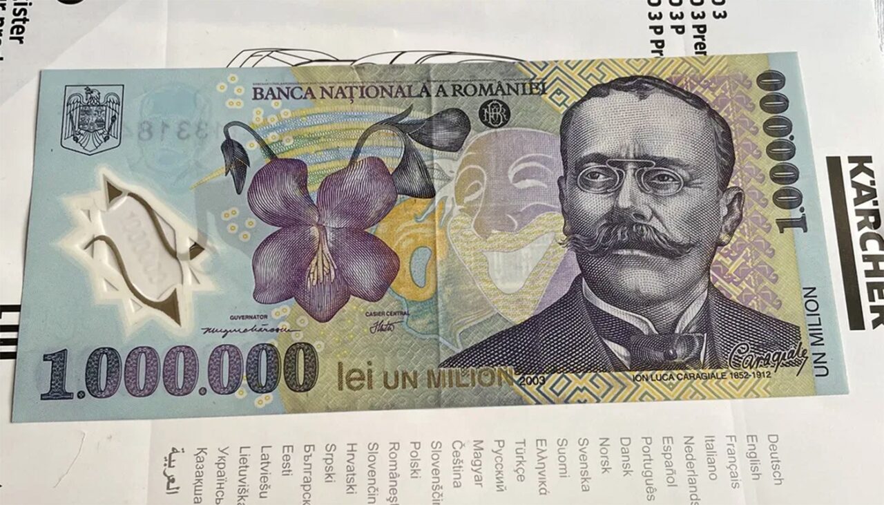 Mai ții minte celebra bancnotă de 1.000.000 lei din 2003? Cu ce preț se vinde acum, în ianuarie 2023