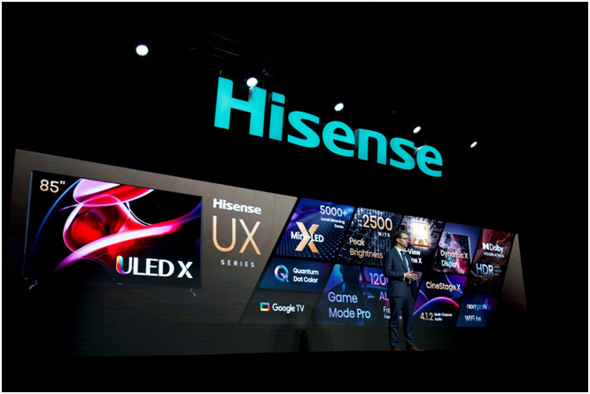 Tehnologia Hisense ULED X debutează în cadrul CES 2023