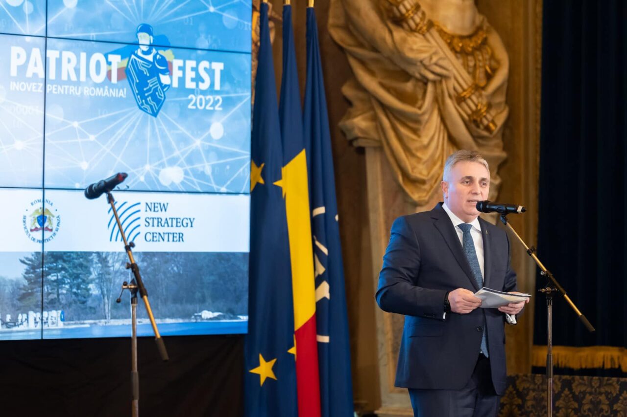 FOTO: Gala PatriotFest | Lucian Bode: „Cercetarea în domeniile emergente, mai ales cele cu relevanță pentru apărarea României, este esențială, iar lecțiile pe care le învățăm din actualul context internațional sunt foarte valoroase pentru anii ce vor urma”