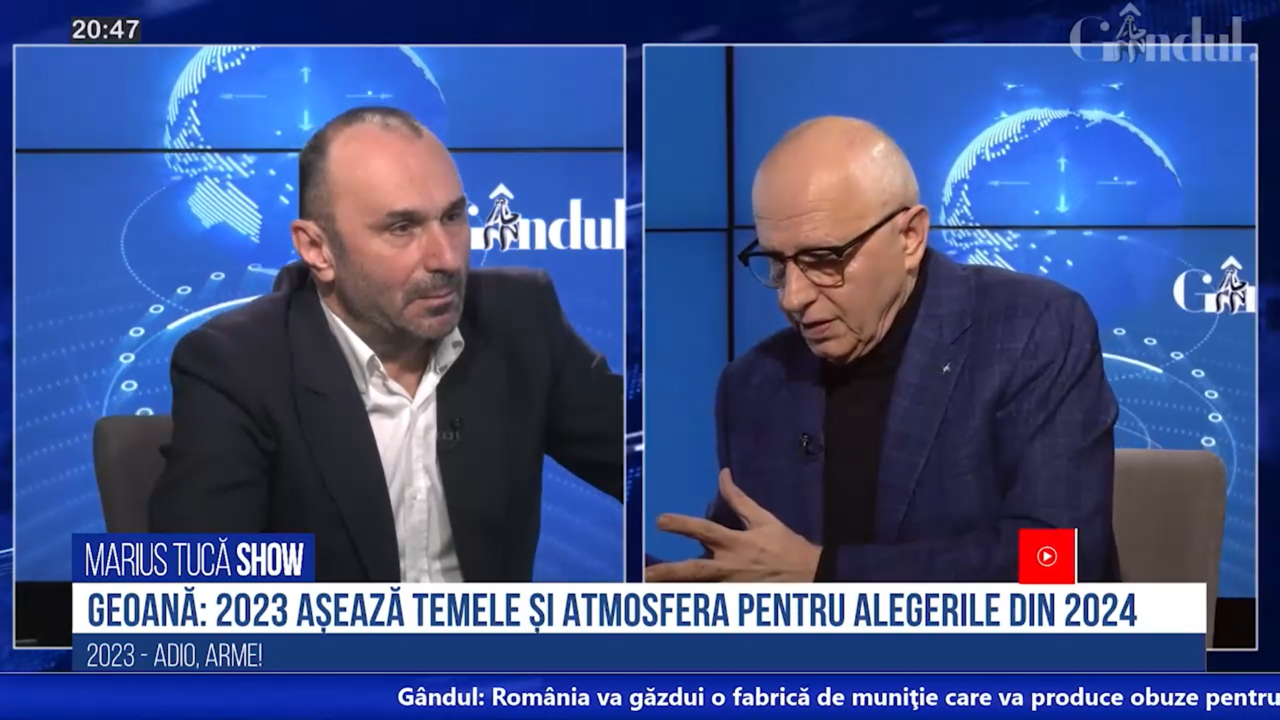 VIDEO | Mircea Geoană: „Anul 2023 așează temele și atmosfera pentru alegerile din 2024”