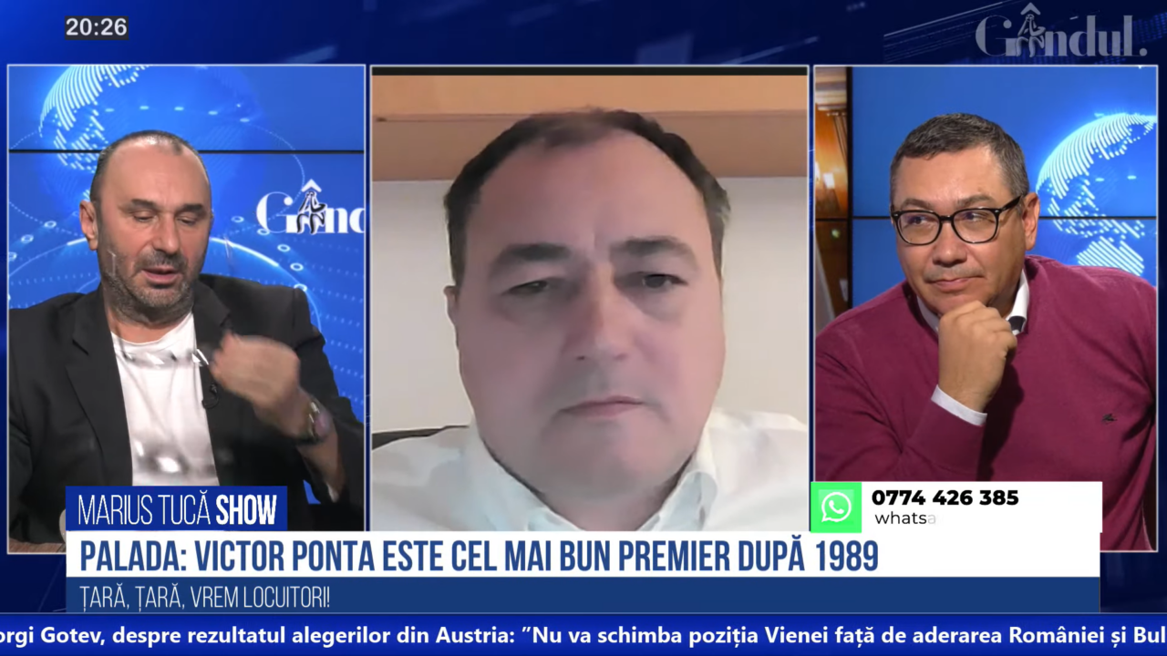 VIDEO | Mirel Palada, sociolog: Victor Ponta este cel mai bun premier după 1989 (SONDAJ)