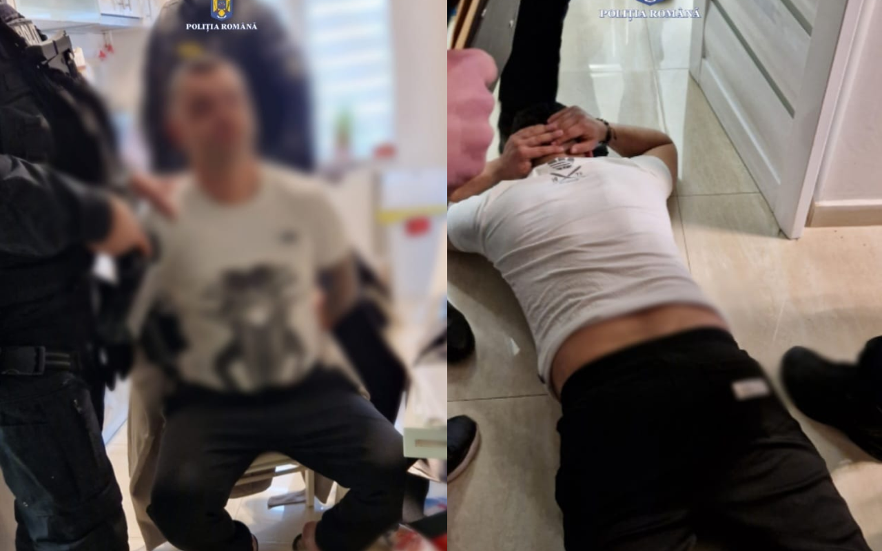 El e pistolarul din Giurgiu. Mascații l-au ridicat din locuință după mai bine de 17 ore în care bărbatul se baricadase în apartament