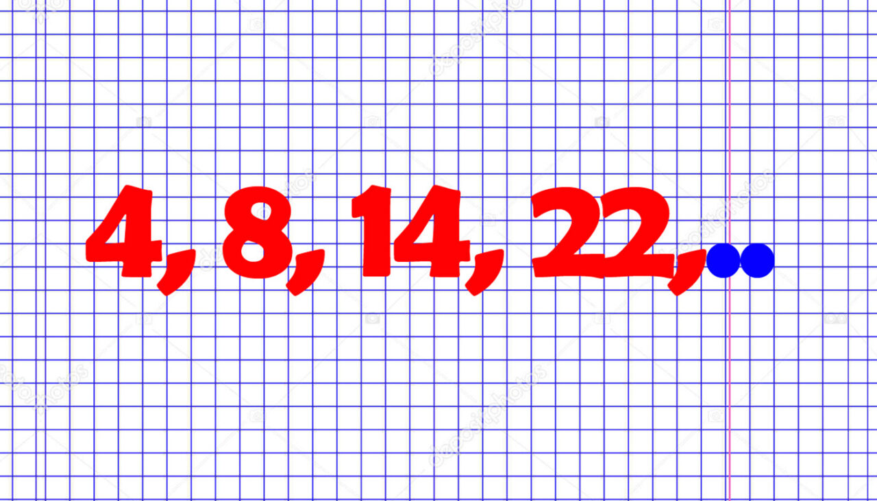 Test IQ | Completați următorul număr în seria 4, 8, 14, 22
