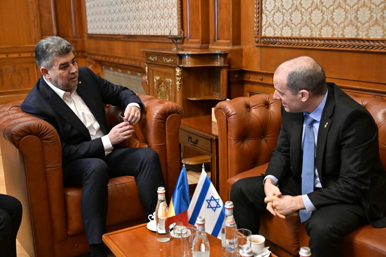 Marcel Ciolacu, întâlnire cu ambasadorul Israelului la Bucureşti: „I-am mulțumit pentru SPRIJINUL puternic pe care țara sa ni-l acordă”