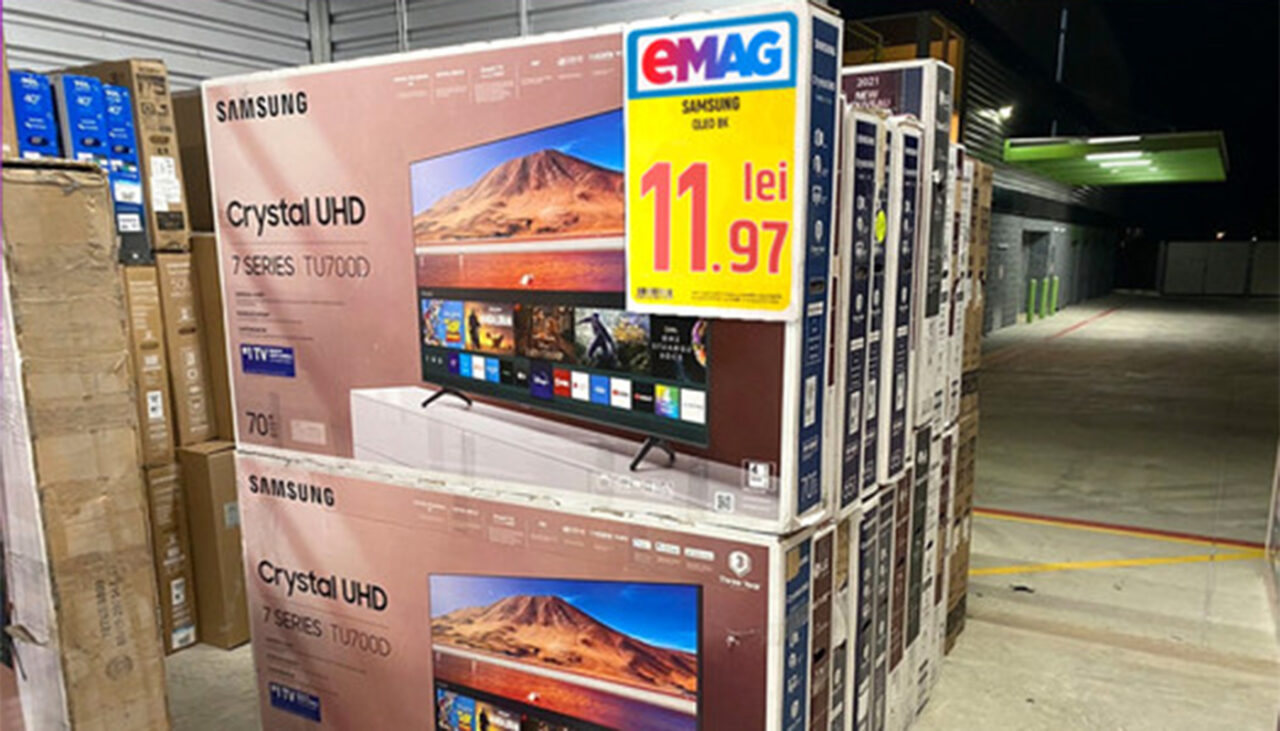 „eMAG a lansat o promoție și vinde televizoarele Samsung QLED la doar 12 lei” | Adevărul din spatele „promoției” care a uimit România