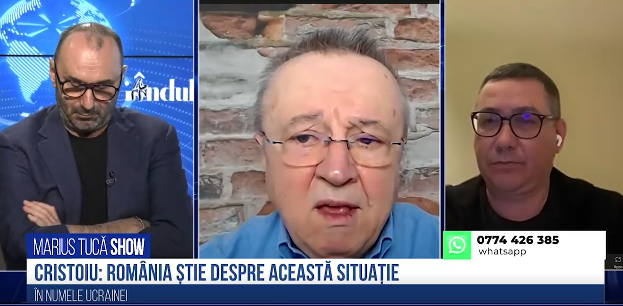 VIDEO | Ion Cristoiu: „Ucraina profită că este de partea bună a istoriei”