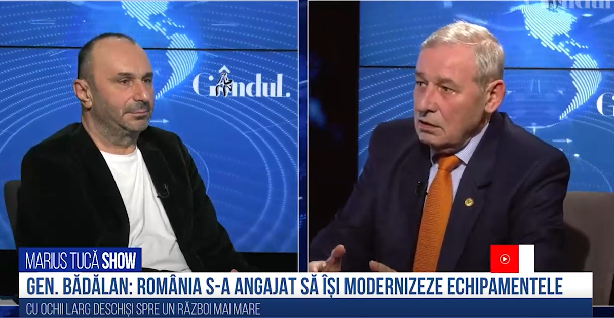 VIDEO | Gen. (R) Eugen Bădălan: „Salariul unui soldat este cât salariul unei îngrijitoare”