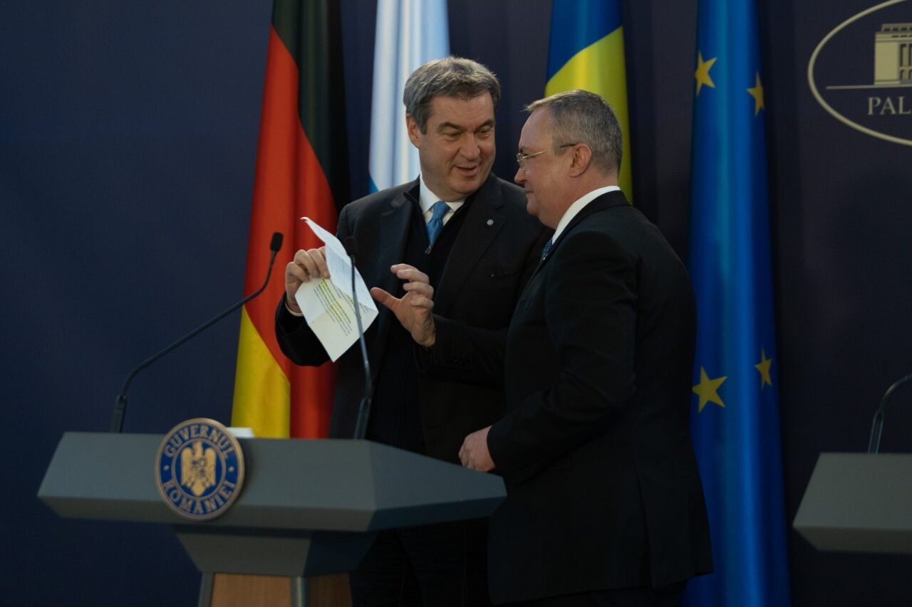 FOTO-VIDEO | România și Bavaria, declarație pentru consolidarea relațiilor bilaterale. Nicolae Ciucă: „În primele 11 luni au existat schimburi comerciale de 7 miliarde de euro”