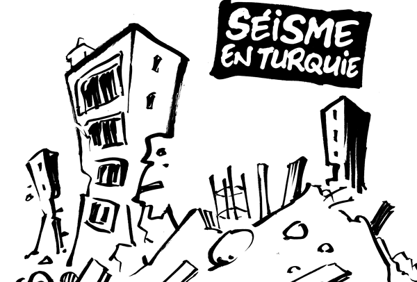 Charlie Hebdo, glumă macabră după cutremurele din Turcia. Reacțiilor cititorilor: ”Unde este egalitatea? Unde este umanitatea? Desenul reprezintă moartea umanității!”