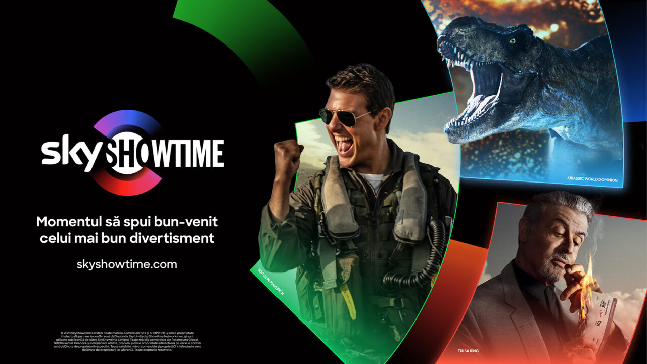 Serviciul de streaming SkyShowtime este disponibil de azi și în ROMÂNIA