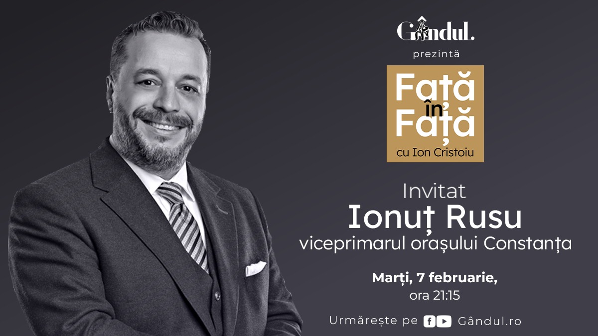 „Față în față cu ION CRISTOIU” începe marți, 7 februarie, de la ora 21.15