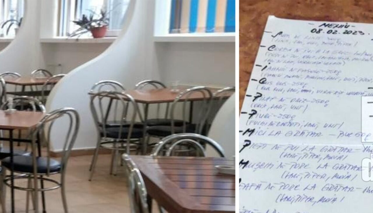 Prețuri de oraș! Câți lei costă o ciorbă de pui și o friptură de porc cu piure, în cantina Universității Ovidius din Constanța