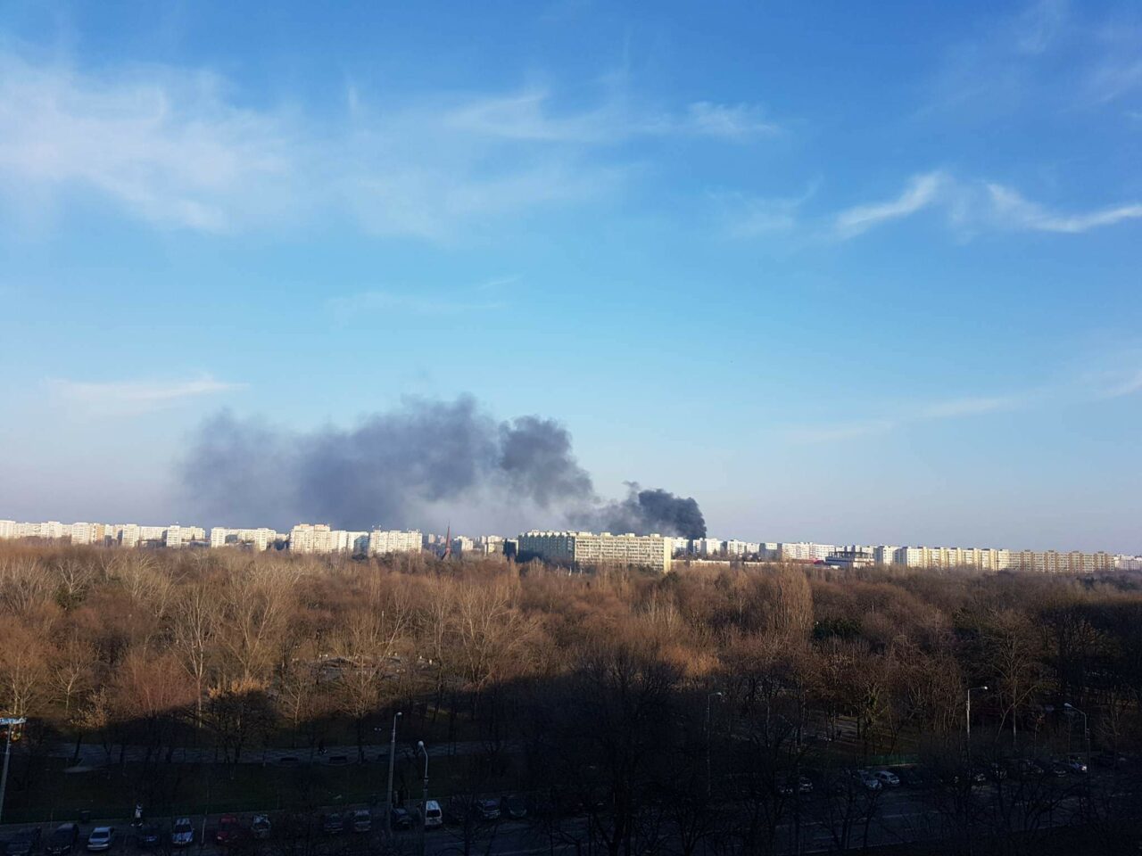 Un loc de joacă din Sectorul 3 a luat foc