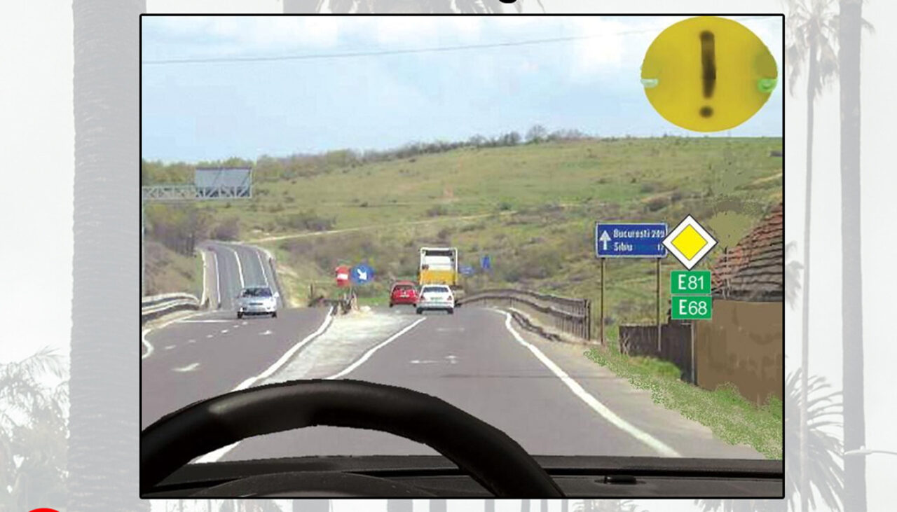 Test auto | Cu ce viteză maximă e obligat să conducă șoferul din imagine: 80, 90 sau 100 km/h?