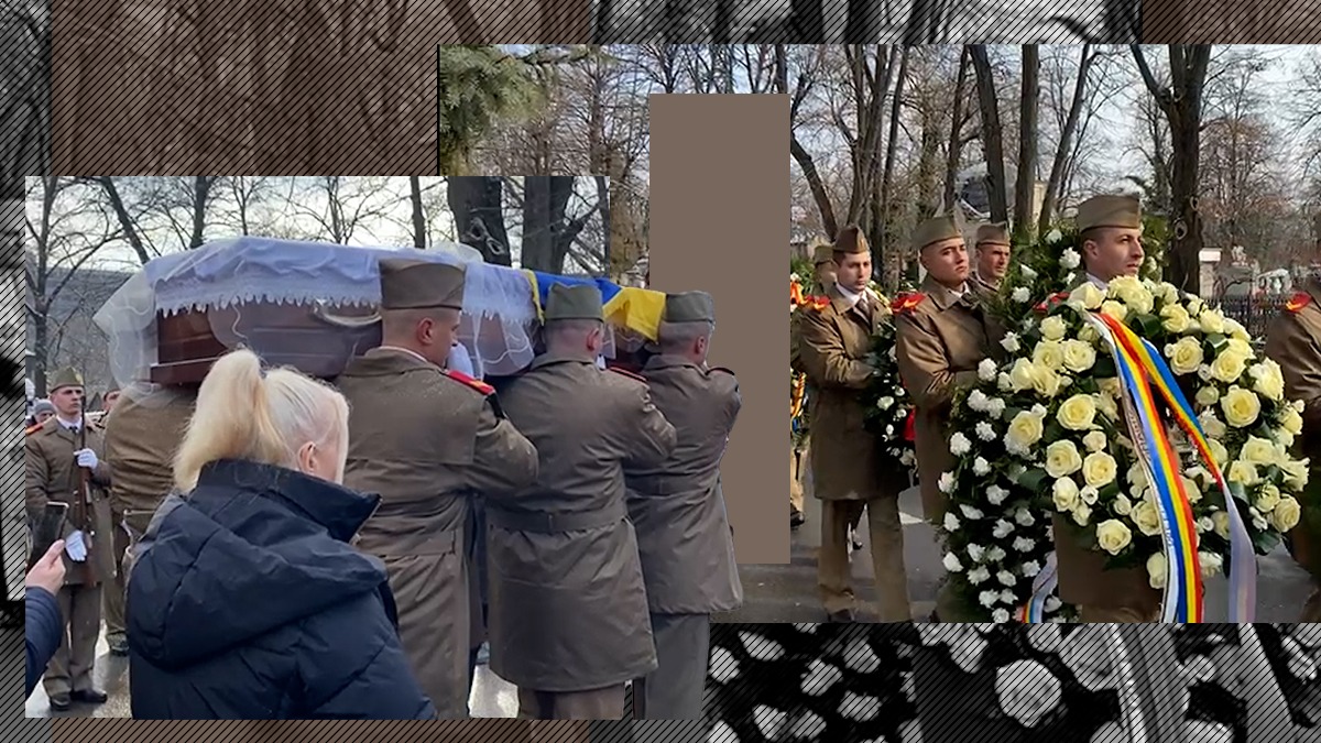 VIDEO | Peste 100 de oameni l-au condus pe ultimul drum pe academicianul Răzvan Theodorescu. Funeraliile s-au desfășurat cu onoruri militare
