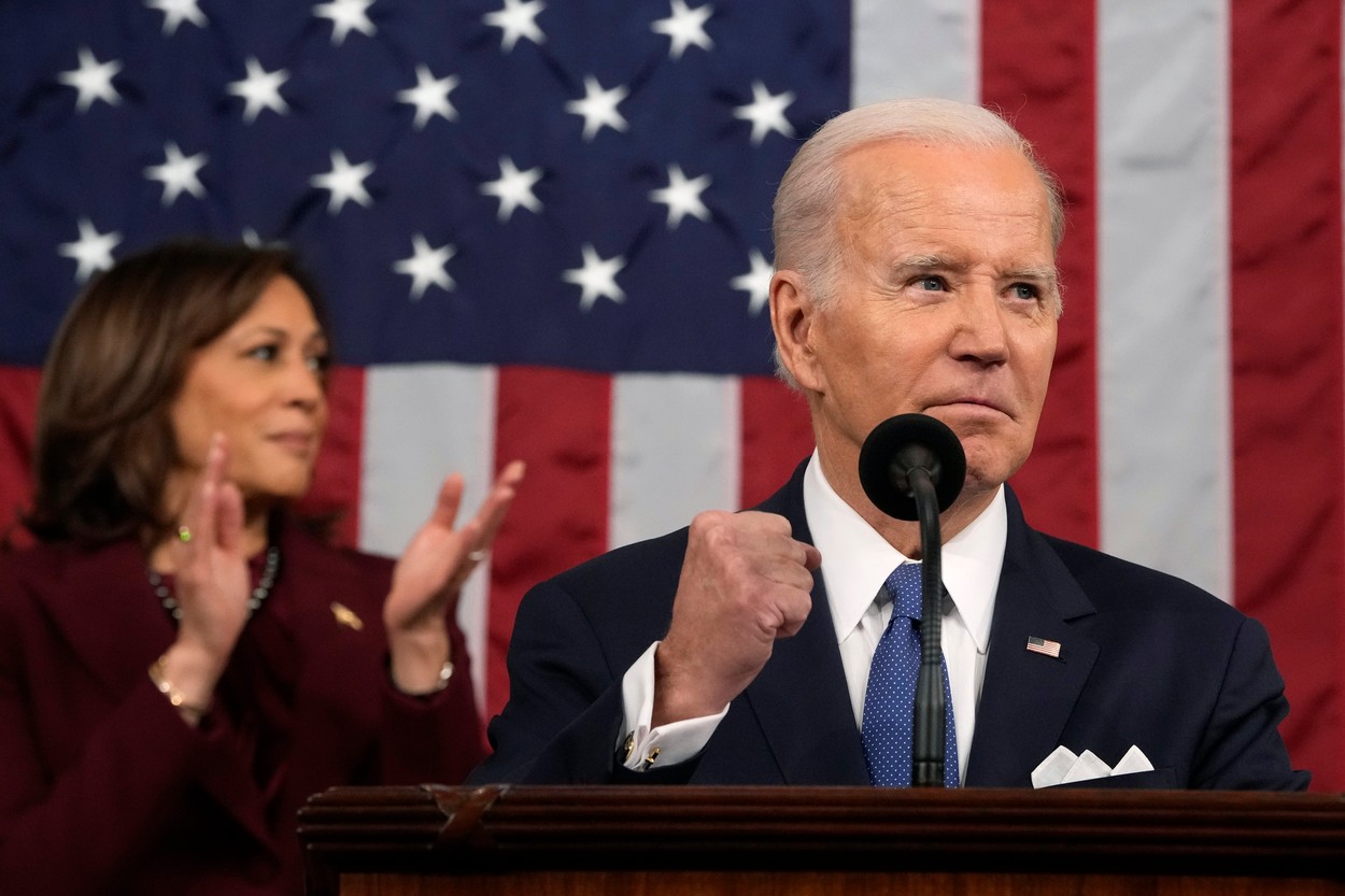FOTO VIDEO | Joe Biden, huiduit în Congres la discursul despre STAREA UNIUNII. El a făcut apel la unitate, a reafirmat sprijinul pentru Ucraina şi întărirea NATO