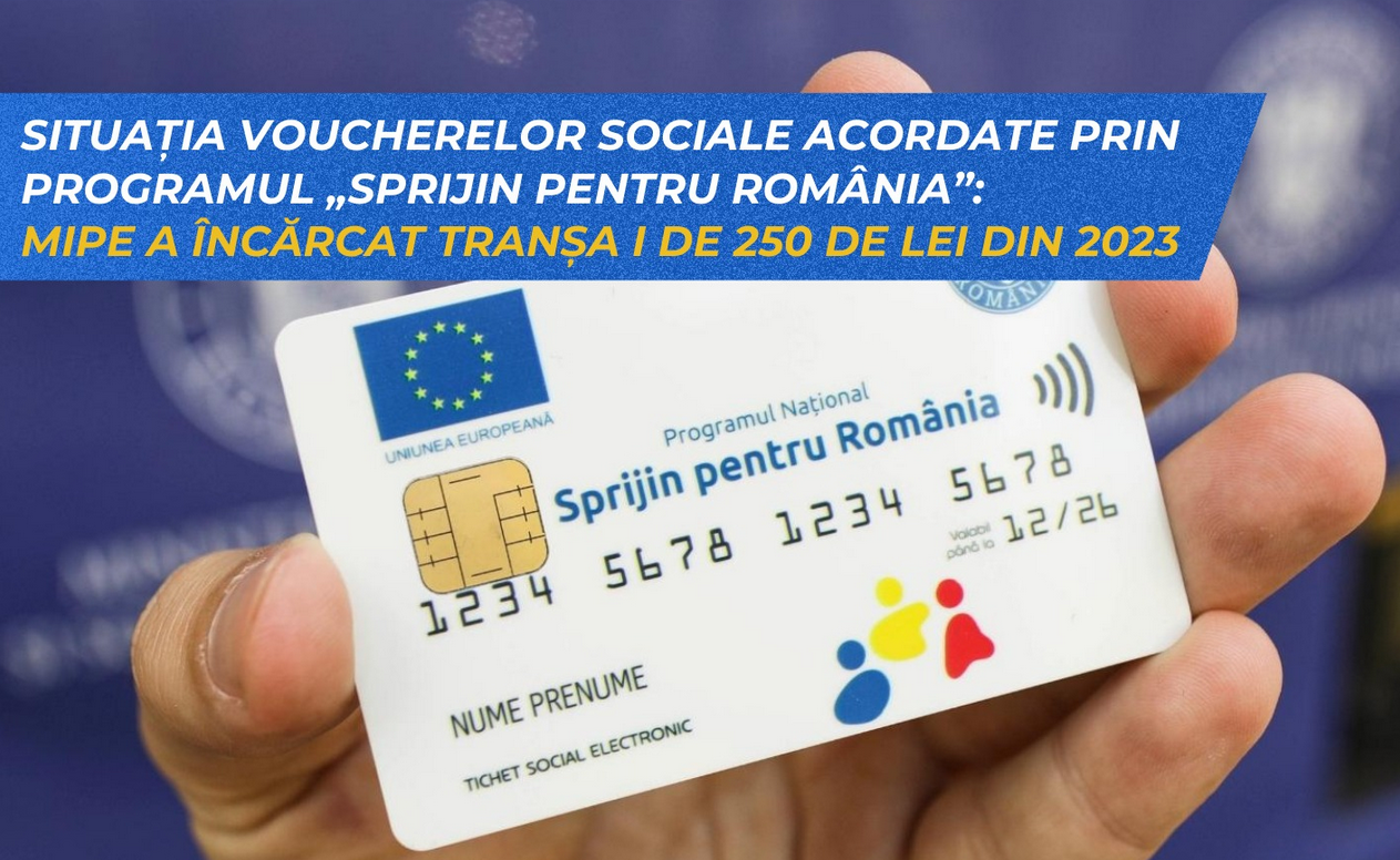 Când se ÎNCARCĂ, din nou, cardurile sociale pentru alimente. Ministrul Fondurilor Europene, Adrian Câciu, a făcut anunțul despre această tranșă