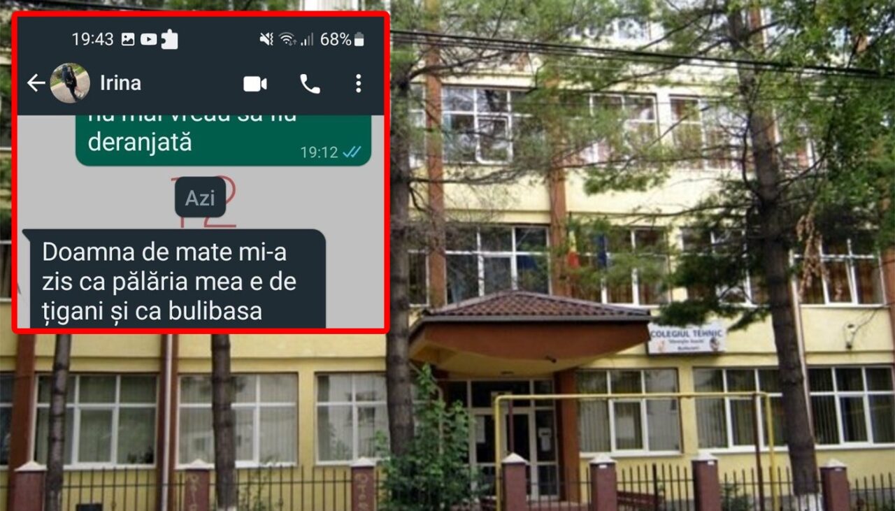 „M-a făcut țigancă și mi-a zis că port pălărie de bulibașă!” Profesoară de matematică din Iași, JIGNIRI xenofobe la adresa unei eleve de clasa a XII-a