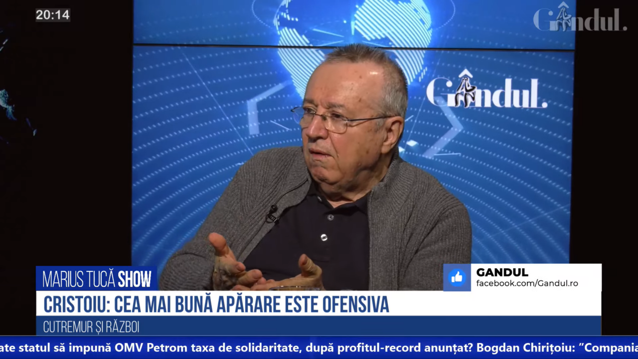 VIDEO | Ion Cristoiu: „Occidentul nu are un plan, chiar dacă dă arme. Tancurile sunt conduse de ucraineni și ei suferă”
