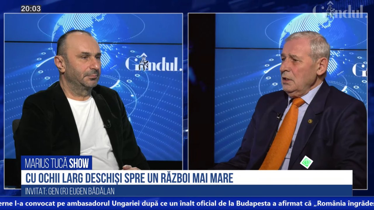 VIDEO | Gen. (R) Eugen Bădălan: „Războiul a intrat într-o perioadă dilematică. Ucraina nu poate câștiga această confruntare”