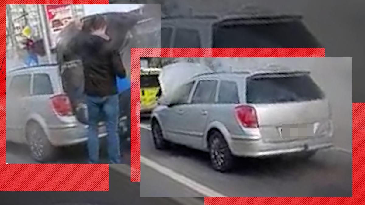 FOTO-VIDEO. O mașină a luat foc în timp ce stătea la semafor, pe unul dintre cele mai circulate bulevarde din București. „Adu o GĂLEATĂ de apă”
