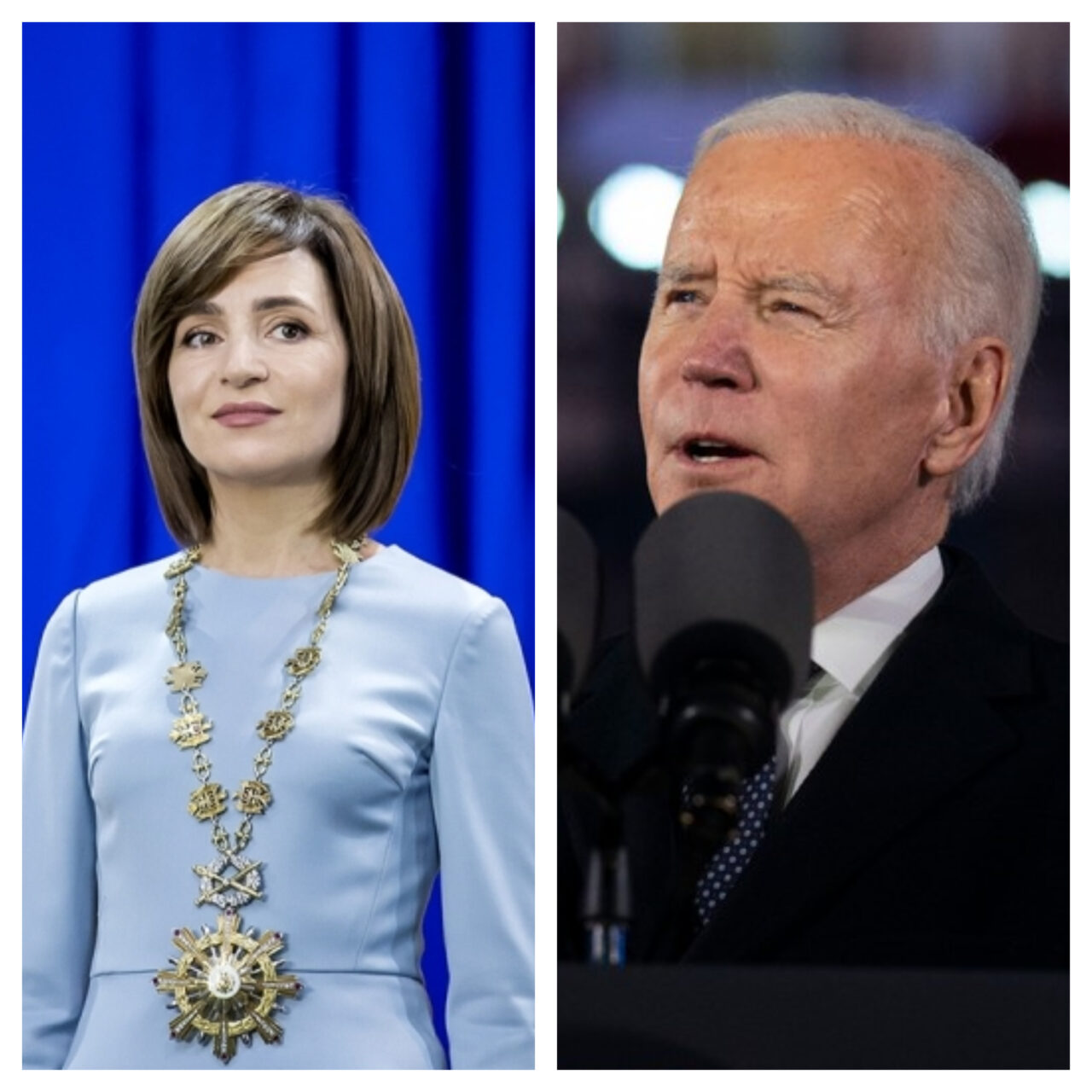 Joe Biden s-a întâlnit cu Maia Sandu, la Varșovia. Președintele american a reafirmat susţinerea pentru suveranitatea Republicii Moldova