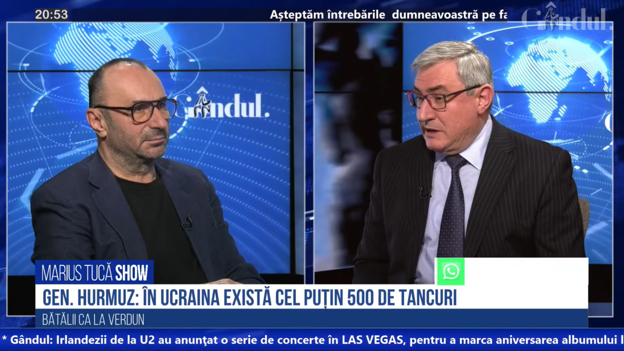 VIDEO | General-maior (R) Paul Hurmuz: Au fost pierderi mai ale rușilor în prima fază / Nu se poate estima cât va mai dura războiul
