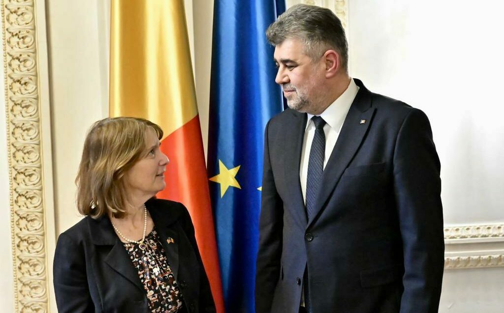 Marcel Ciolacu, întâlnire cu prima femeie ambasador SUA în România