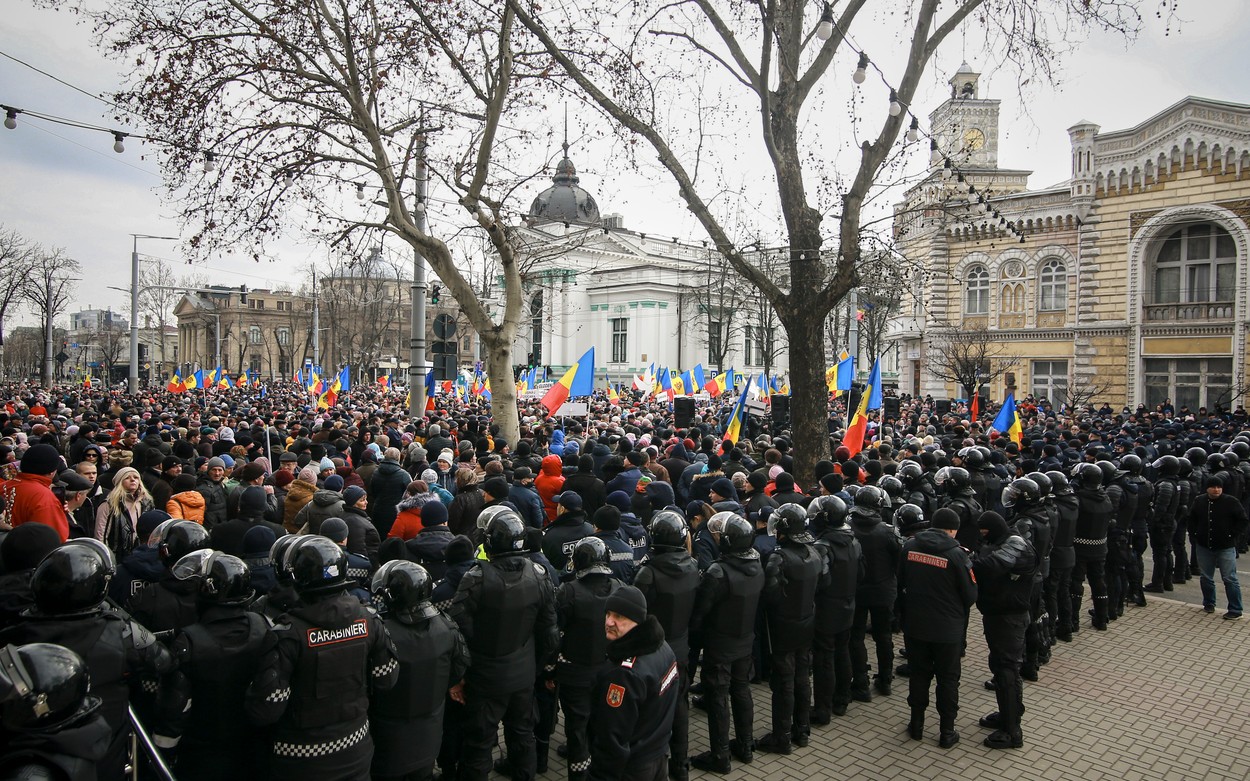 Noi proteste organizate de opoziția prorusă la Chișinău. PAS: ”Sunt acţiuni de destabilizare a situaţiei”