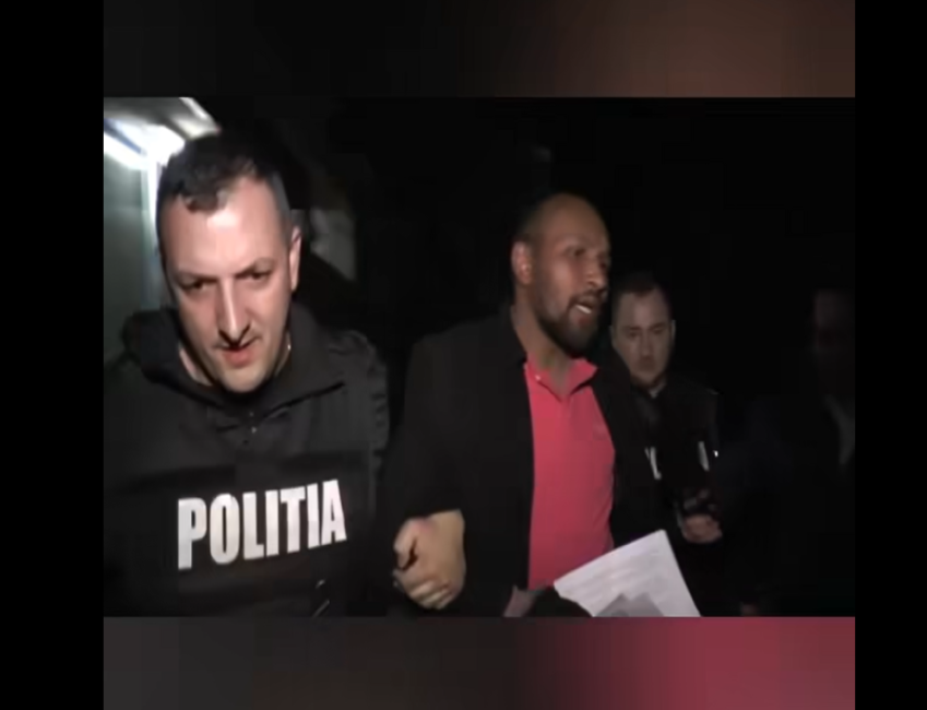 FOTO | Un individ de origine marocană a dat FOC sediului Poliției din Huedin. Bărbatul este recidivist și ar avea o obsesie cu polițiștii