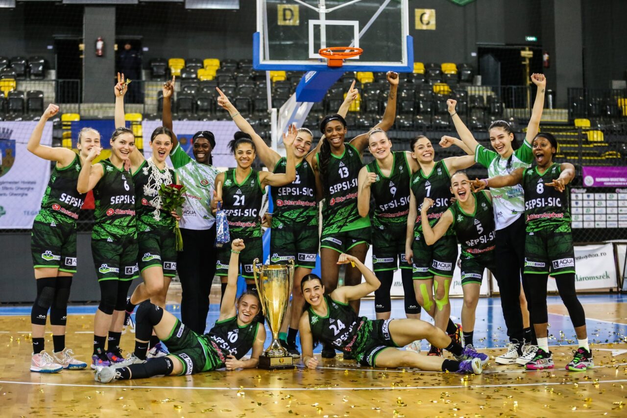ACS Sepsi-SIC Sfântu Gheorghe a câștigat Cupa României la baschet feminin! Victorie în ultimul act la 46 de puncte diferență