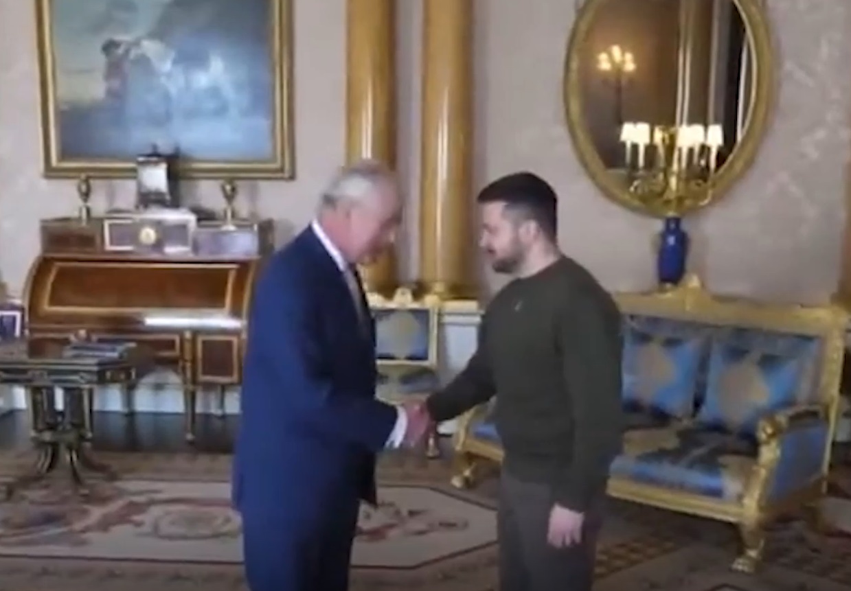 VIDEO: Volodimir Zelenski, primit de Regele Charles al III-lea la Palatul Buckingham: „Este o onoare să mă aflu aici”