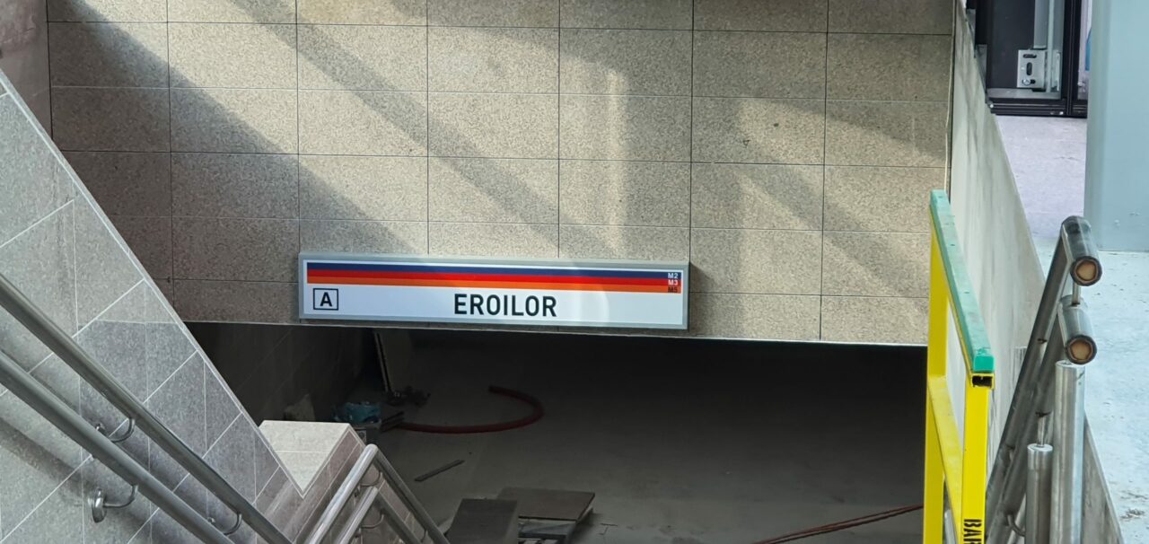 Pasajele de legătură între stațiile de metrou Eroilor 1 și Eroilor 2, date în FOLOSINȚĂ