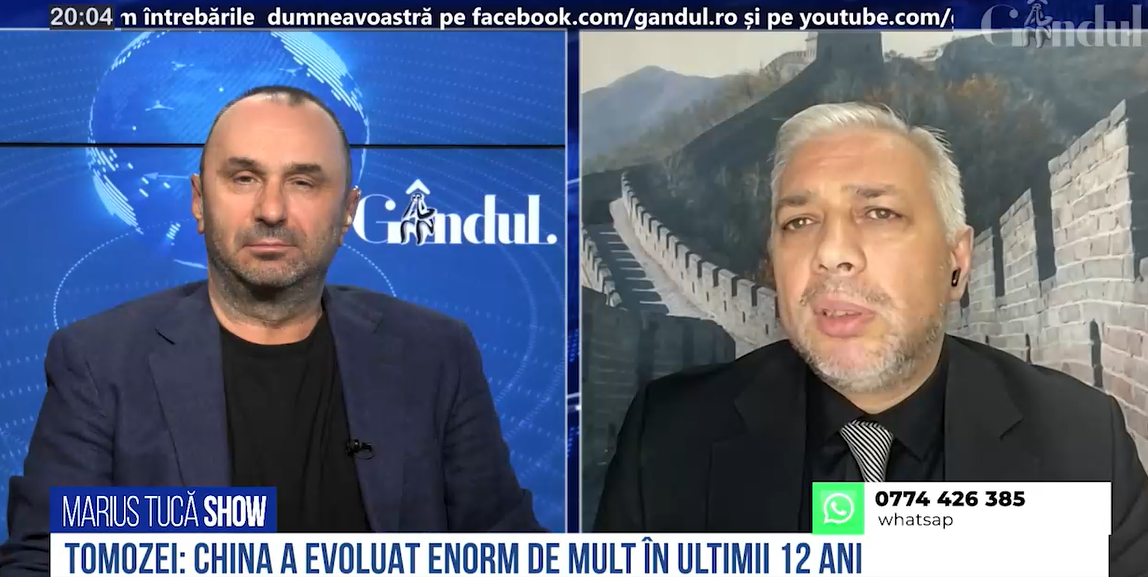 VIDEO | Dan Tomozei, jurnalist: „China a evoluat enorm de mult în ultimii 12 ani”