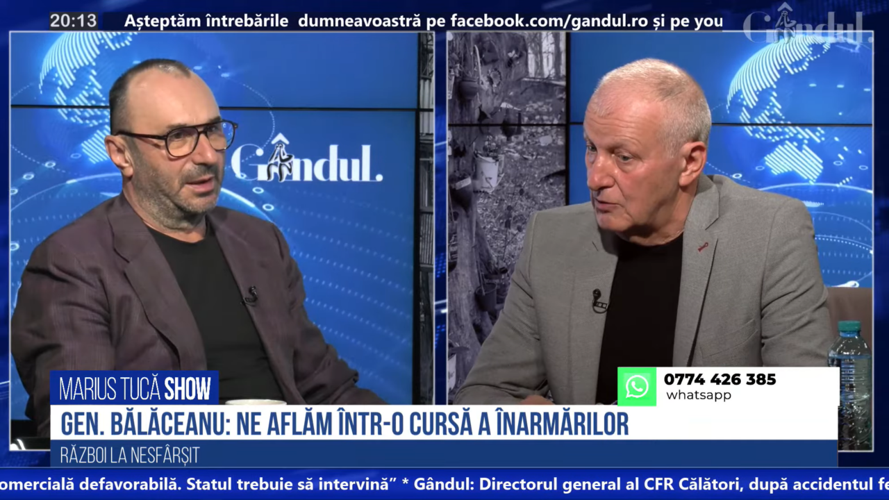 VIDEO | Gen (R) Virgil Bălăceanu: „Dronele obțin informații amănunțite. S-a dezvoltat capacitatea acestora privind lovirea”